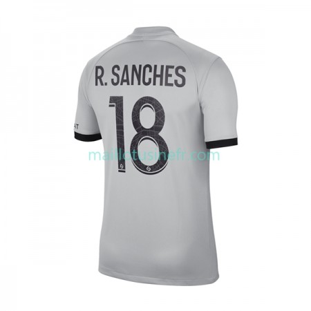 Maillot de Foot Paris Saint-Germain R.Sanches 18 Extérieur 2022-23 Maillot de Foot Paris Saint-Germain R.Sanches 18 Extérieur 2022-23